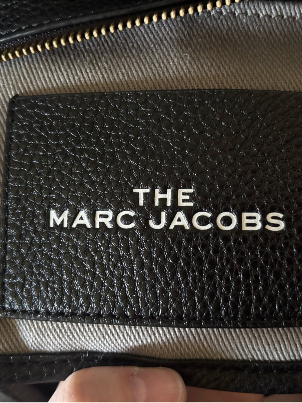 Marc Jacobs Black Small Leather 'The Tote Bag' - Picture 9 of 11